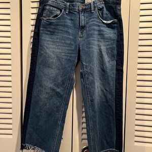 Treasure & Bond shelter wide leg mid-rise crop Jeans